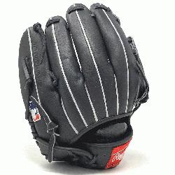 .25 Inch Black Horween Leather Rawlings Ballgloves.com Exclusive Grey Split Welting RV23 Pattern O