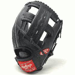 .25 Inch Black Horween Leather Rawlings Ballgloves.co