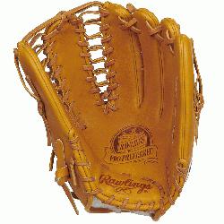 e Rawlings Pro Preferred 12.75-inch outfield glove is a work of art crafted from the finest kip 