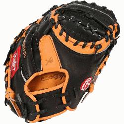  Hide players series Catcher Mitt from Rawlings features the One Piece Closed Web which crea