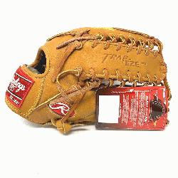  Horween, just a mark on the back of the glove where the leather lace indented into the glove./p