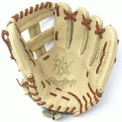 Rawlings Heart of the Hide PROTT2. 11.5 inch single post web. Camel Leather and