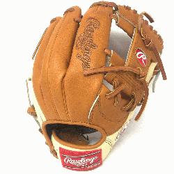  of the Hide Camel and Tan 11.5 inch baseball glove. TT2 pattern, index finger pad, open back and I