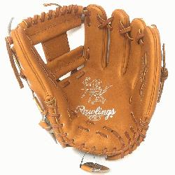 Heart of the Hide Camel and Tan 11.5 inch baseball glove. TT2 pattern, index finger pad, open b