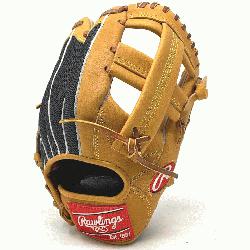 rom Rawlings world-renowned Heart of the Hide steer leather and mesh back. Lighter w