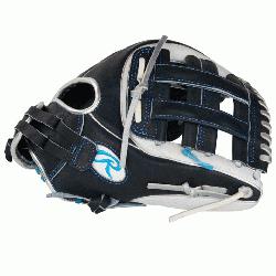 e Rawlings Heart of the Hide Series softball glove in a stu