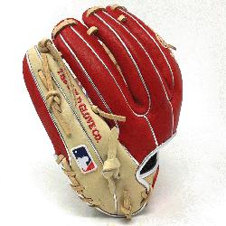 PRO934-2CS I WEB Camel Scarlet Baseball Glove is a premium glove from the renowned Rawlings 