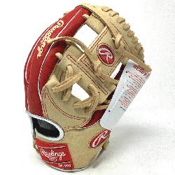  Rawlings PRO934-2CS I WEB Camel Scarlet Baseball Glove is a pr
