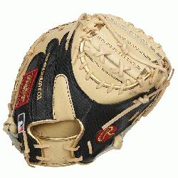  34-inch Camel and Black Catchers Mitt is a high-quality and durable catchers mitt desi