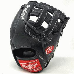 e black Horween H Web infield glove in this winter Horween collection