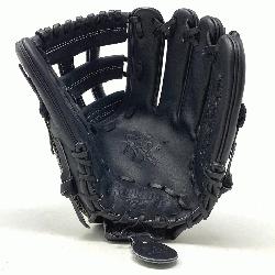   Comfortable black Horween H Web infield glove