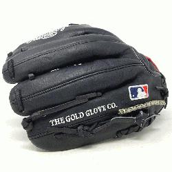 p; Comfortable black Horween H Web infield glove in 