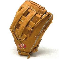 om exclusive Rawlings Horween 27 HF baseball glove.  Horween Leather Grey Spli