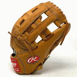 opular outfield pattern in classic Horween Tan Leather.  12.75 In