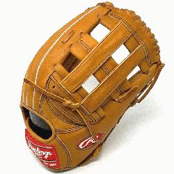 t popular outfield pattern in classic Horween Tan Leather.  12.75 Inch H Web. The Rawling