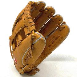 pular outfield pattern in classic Horween Tan Leather.  12.75 In
