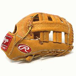 Rawlings 442 pattern baseball glove is a non-traditional outfield patte