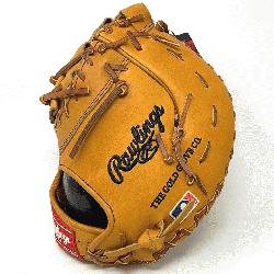 om exclusive Horween PRODCT 13 Inch first base mitt in Left Hand Throw.