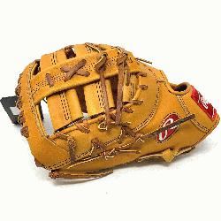 om exclusive Horween PRODCT 13 Inch first base mitt in Left Hand Throw.