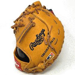 exclusive Horween PRODCT 13 Inch first base mitt in Left Hand Throw.