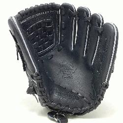 size: large;Ballgloves.com Rawlings Black Horween Exclusive baseball glove m
