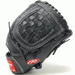 .com Rawlings Black Horween Exclusive baseball glove made famous by Derek Jeter.  Basket Web