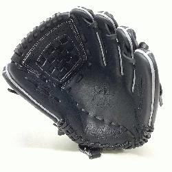 t-size: large;Ballgloves.com Rawlings Black Horween Exclusive baseball glov
