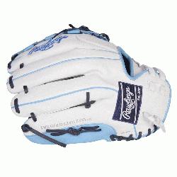 The Rawlings Liberty Advanced Color Series 12.5 inch fastpitch softball glove is mad