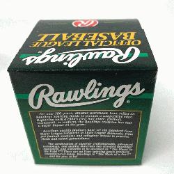 Rawlings Official World Series Baseball 1 Each. One ball in box./p