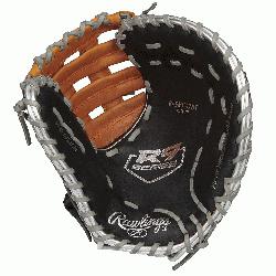 he R9 ContoUR 12-inch First Base Mitt is designed to give youth pl