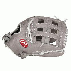 This Rawlings R9 series features soft, durable all-leather shells designed to be game-rea