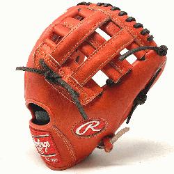 ular 200 infield pattern Heart of the Hide in red/orange color.   11.5 Inch H Web Grey S