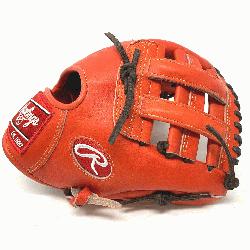 00 infield pattern Heart of the Hide in red/orange color.   11.5 I