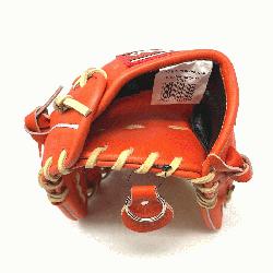 200 infield pattern Heart of the Hide in red/orange color.   The 200-pattern baseball glove p