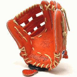 lar 200 infield pattern Heart of the Hide in red/orange color.   