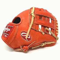  popular 200 infield pattern Heart of the Hide in red/orang