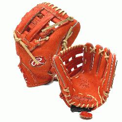  200 infield pattern Heart of the Hide in red/orange color.   The 200-pattern 