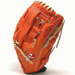 r 11.5 TT2 pattern baseball glove in red/orange Heart of the Hi