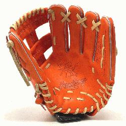 s popular 11.5 TT2 pattern baseball glove in red/orange Heart of the Hide Leather. Singl