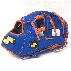 .50 Inch Baseball Glove Colorway: Blue | Orange Conven