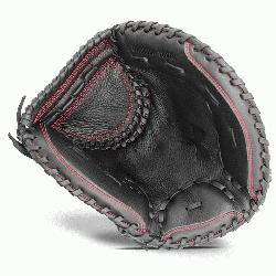 ies mitt features a blend of leather with a high end synthetic