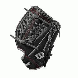 11.5 Wilson A1000 glove is made with a Pro laced T-Web and comes in left- and right-h