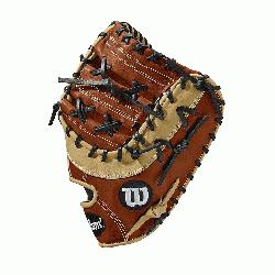.5 first base model, double horizontal bar web Copper, blonde and black P