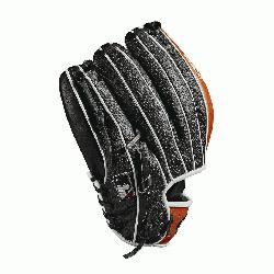 Infield model; H-Web Black SuperSkin, twice as strong as regular leather,