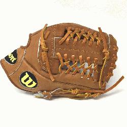 lm. 11.75 Pitcher Model Pro Laced T-Web Pro Stock(TM) Leather for a long lasting glove 