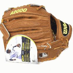 11.75 Pitcher Model Pro Laced T-Web Pro Stock(TM) Leather for a long lasting glove and a g