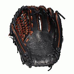 Pitcher model; closed Pro laced web; available in right- and left-hand Throw Black