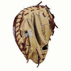 Catchers model; half moon web Copper and blonde Pro Stock Select leather, chos