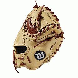 hers model; half moon web Copper and blonde Pro Stock Select leather, chosen for its consistency 