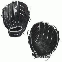 - 12.5 Wilson A500 12.5 Baseball Glove A500 12.5 Baseball Glove - Right Han